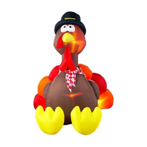 Gemmy Industries Gemmy Industries G08 25663X 6 Ft. Airblown Turkey G08 25663X